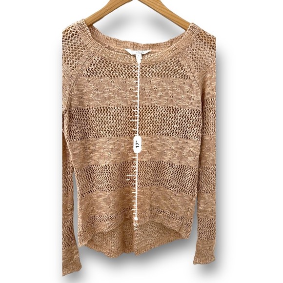 Charming Charlie Apricot Sweater Beautiful! Women’s Small - Picture 7 of 10